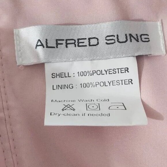 2/$50 Alfred Sung Toasted Sugar Sateen Twill Strapless Dress Size 18 | Elegant - Picture 5 of 7